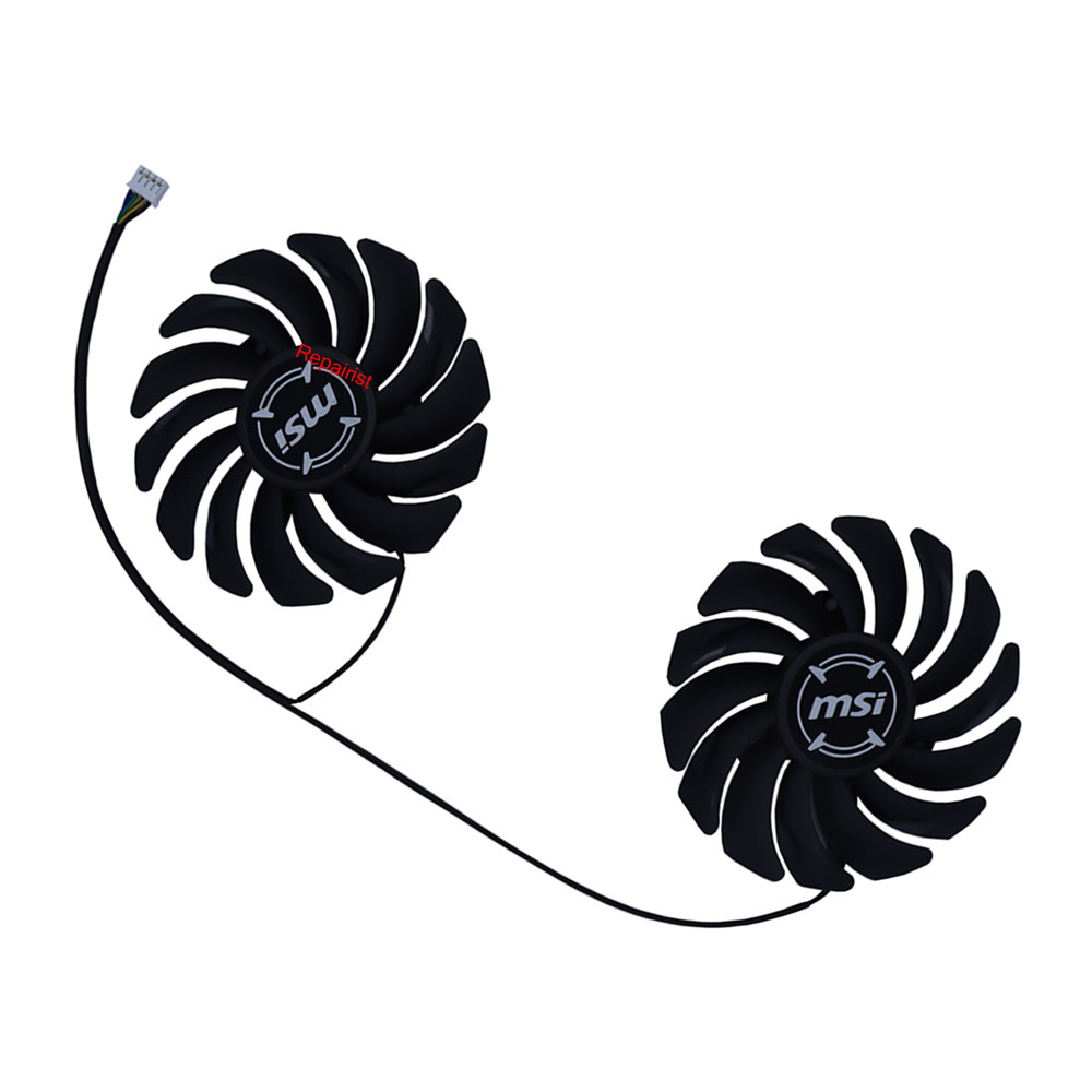 Graphics Video Card Fan,VGA GPU Cards Cooling Cooler,2Pcs/Set,PLD09210S12HH,For MSI ARMOR P106-100 P