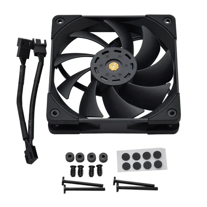 Thermalright PC Computer Case MOD 120mm Quiet PWM Cooling Fan CPU Cooler 25mm thick Temperature Cont