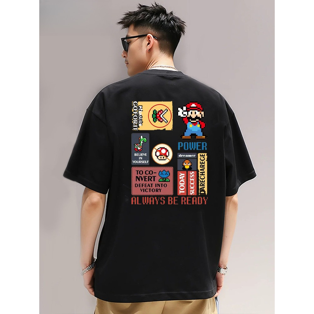 COD Dikirim dalam 24 jam Misteri Official kaos pria distro original 100% oversize hitam keren premiu