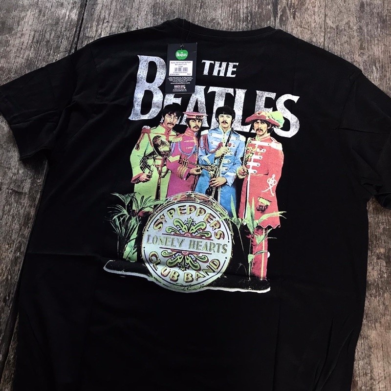 (COD) THE BEATLES SGT PEPPER TSHIRT BLACK