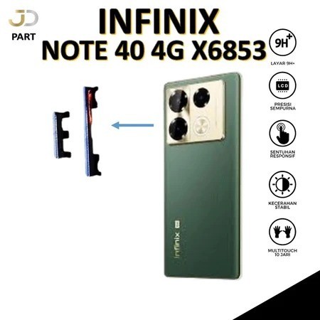TOMBOL LUAR POWER ON OFF + VOLUME INFINIX NOTE 40 4g / X6853  COD tombol luar inf note 40 x6853