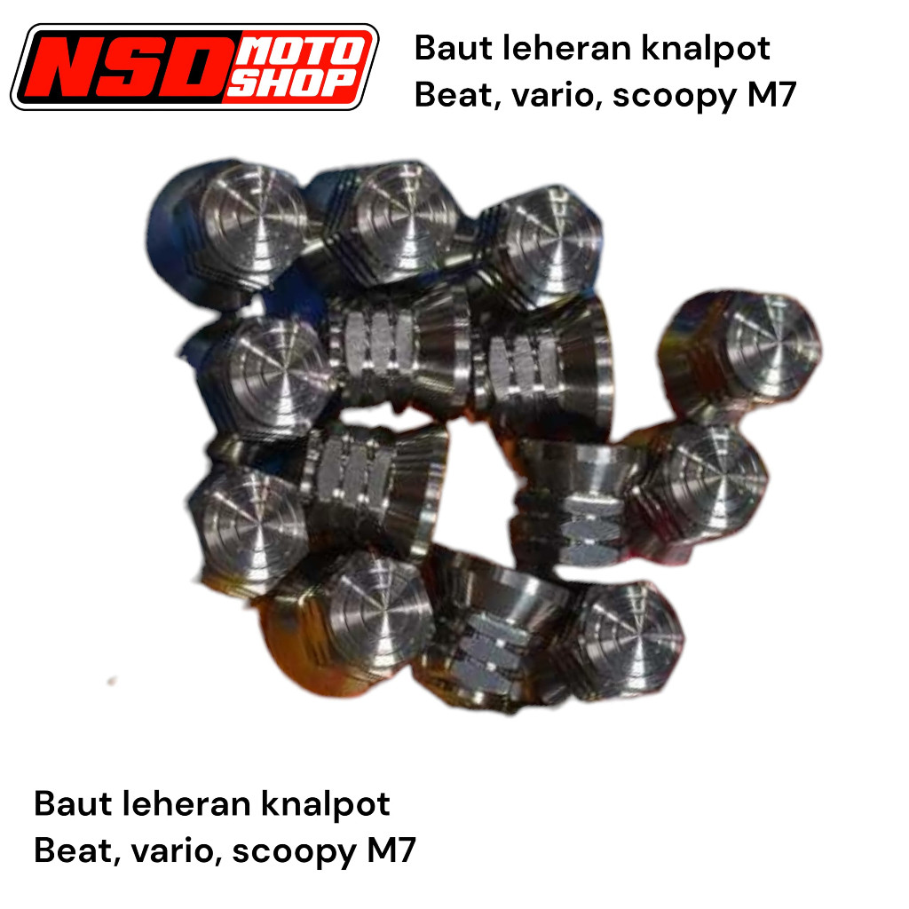 MUR KNALPOT VARIO BEAT SCOOPY PROBOLT STAINLESS ORIGINAL THAILAND MUR M7 MUR 11