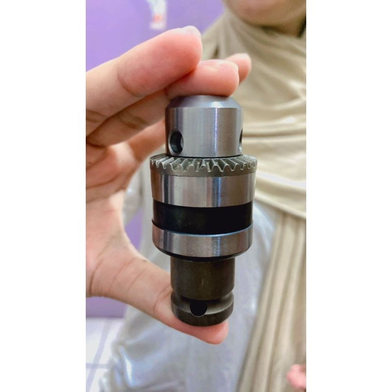 1 SET Kepala Bor dan adaptor 10 mmChuck Mesin impact Cordless J.LD ,APR ,HUJIA ,UCHIHA ,IRONHOOF ,LA