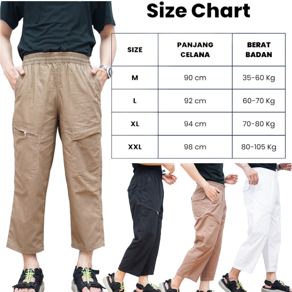 FICIEKUNZEX Celana Sirwal Pria Dewasa AL HAYAT Celana Sirwal Premium Celana Pangsi Celana Cingkrang 
