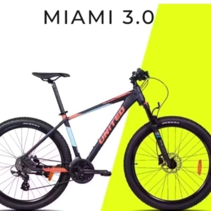 PROMO GASSPOLL PROMO...Sepeda MTB 27.5 inch United Miami 3.00 - BK OR BL