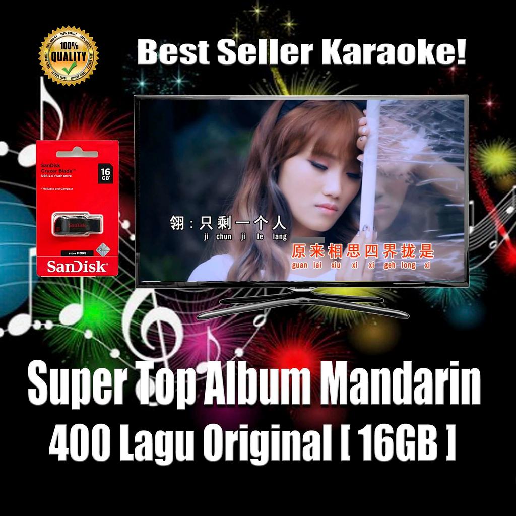 Flashdisk 16Gb Isi 400 Lagu Karaoke Mandarin