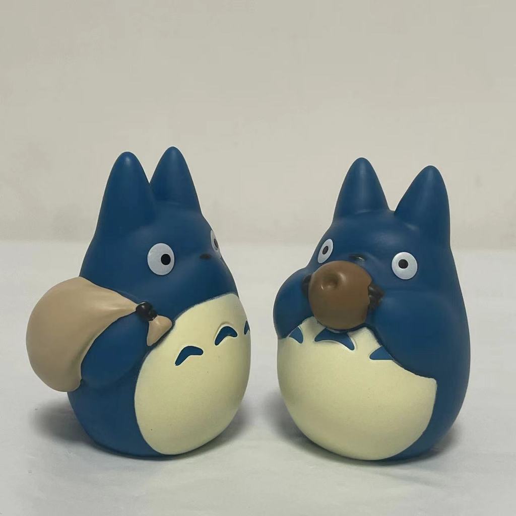 1pc Random Color PVC Anime Totoro Finger Doll 5-7CM Ghibli Figure Gift Box Egg