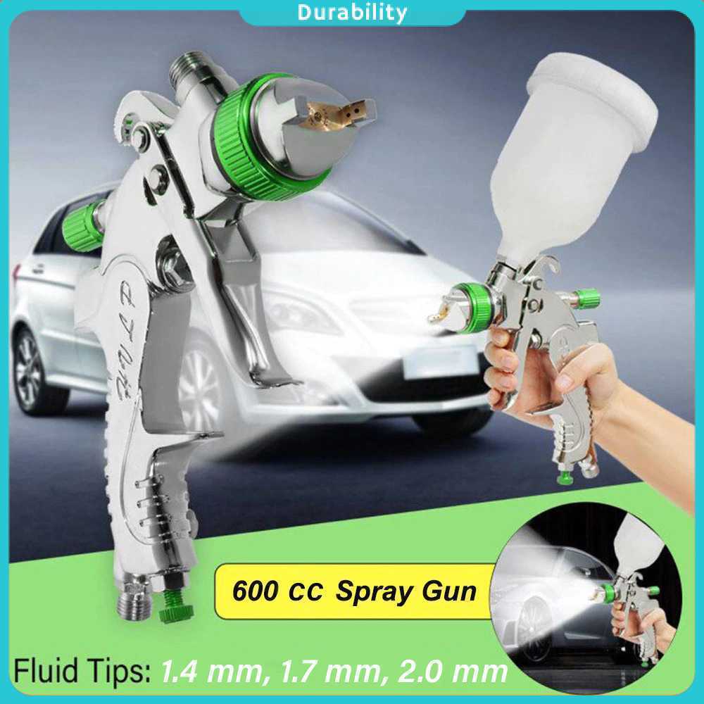 Taffware HVLP Professional Spray Gun Nozzle Airbrush 1.4/1.7/2.0mm - H-2008