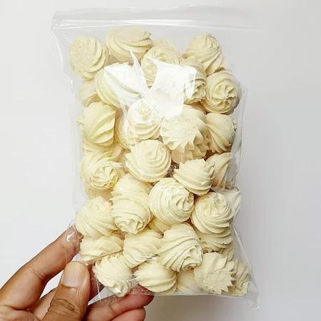 Kue Kering Sagu Mini Kemasan Isi 250 Gram  Rasa Original Makanan Ringan Cemilan Kue Sagu