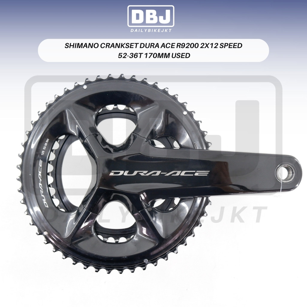 Shimano Crankset Dura-Ace R9200 2×12 Speed 52-36T 170mm | Used