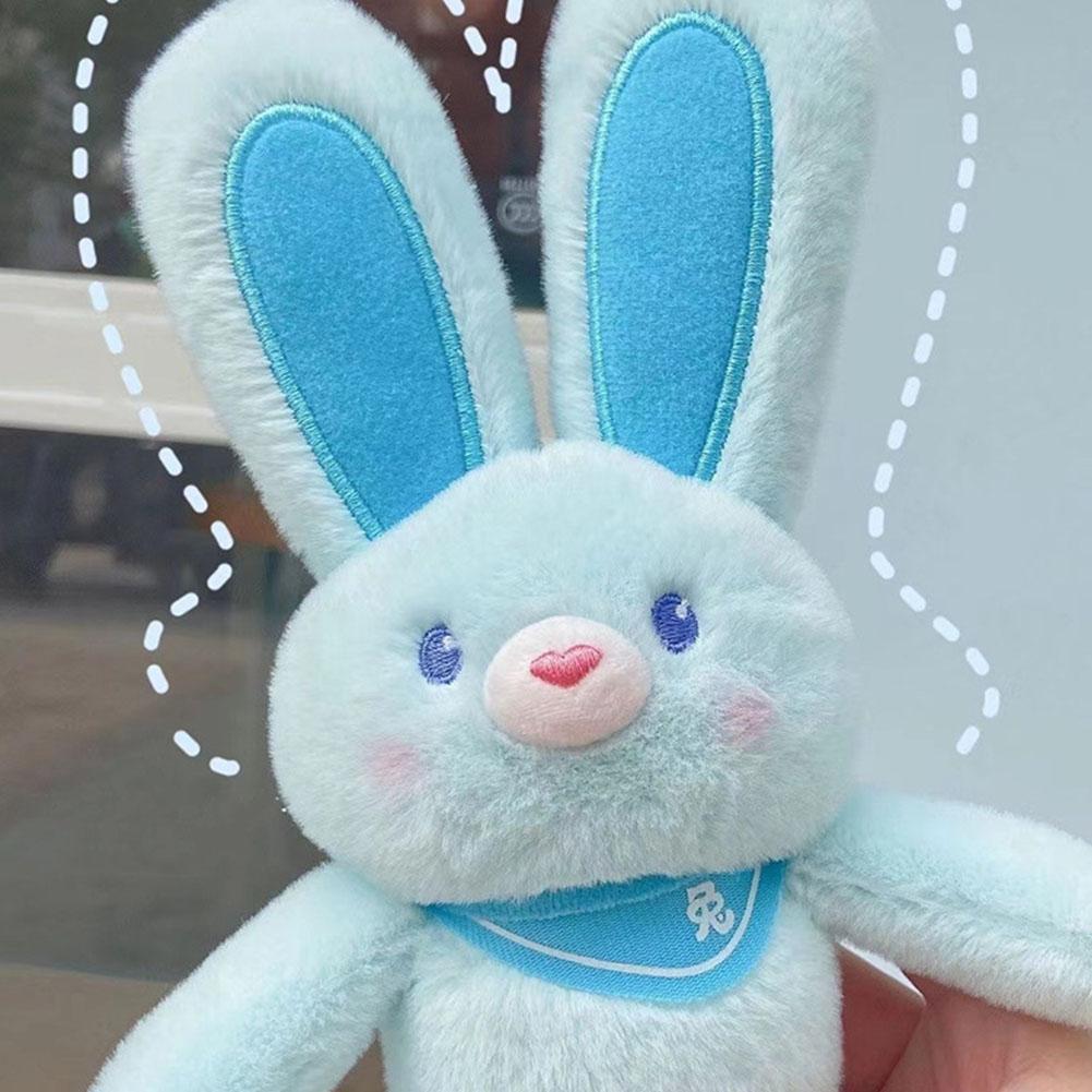 Pull The Rabbit Basket Stuffers Rabbit Keychain Pull Up Rabbit Plush Toys Soft Plushie Toys Stress R