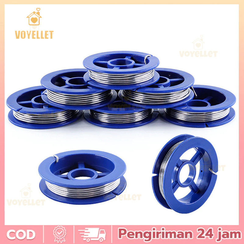 Kawat Solder Mini Elektrolitik untuk Besi Solder Listrik, Kawat Solder Khusus Gulungan Kecil