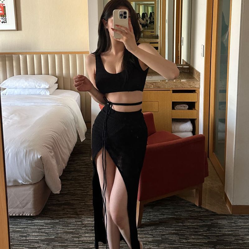 [Yunrouju]Bikini dua potong untuk payudara kecil,tampilan seksi dan push-up,baju renang cewek seksi