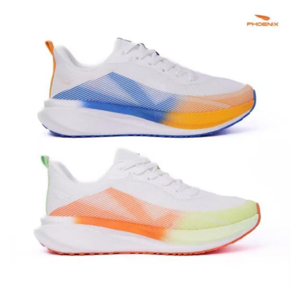 Phoenix Sepatu lari /Running original CHALE - PUTIH BIRU/PUTIH ORANGE/PHOENIX SEPATU LARI/ SEPATU RU