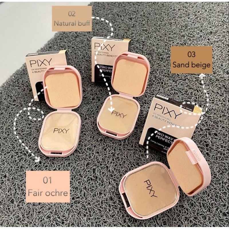 PIXY UV WHITENING TWO WAY CAKE PERFECT LAST | PIXY TWO WAY CAKE PERFECT LAST REFIIL | PIXY TWO WAY C