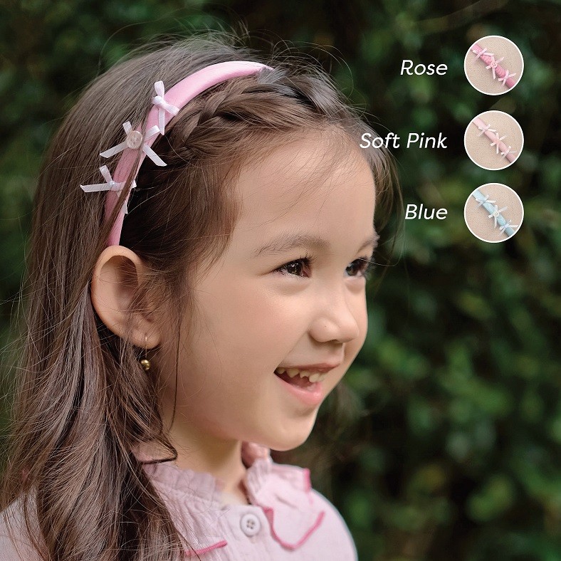 Vanilla Velvet Headband - Bando Anak |  Bando  | Bando Anak Perempuan | Bando Anak Perempuan Lucu | 