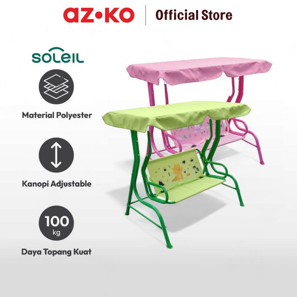 AZKO Soleil Kursi Ayun Anak Hanging Swinging Chair Kursi Ayunan Outdoor Furniture Tempat Duduk Ayun