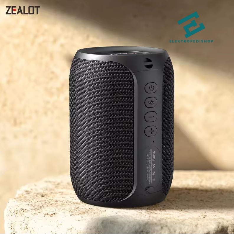 ZEALOT Speaker Bluetooth Portable Subwoofer Waterproof IPX5 3000mAh - S32 PRO Harga Murah | Original