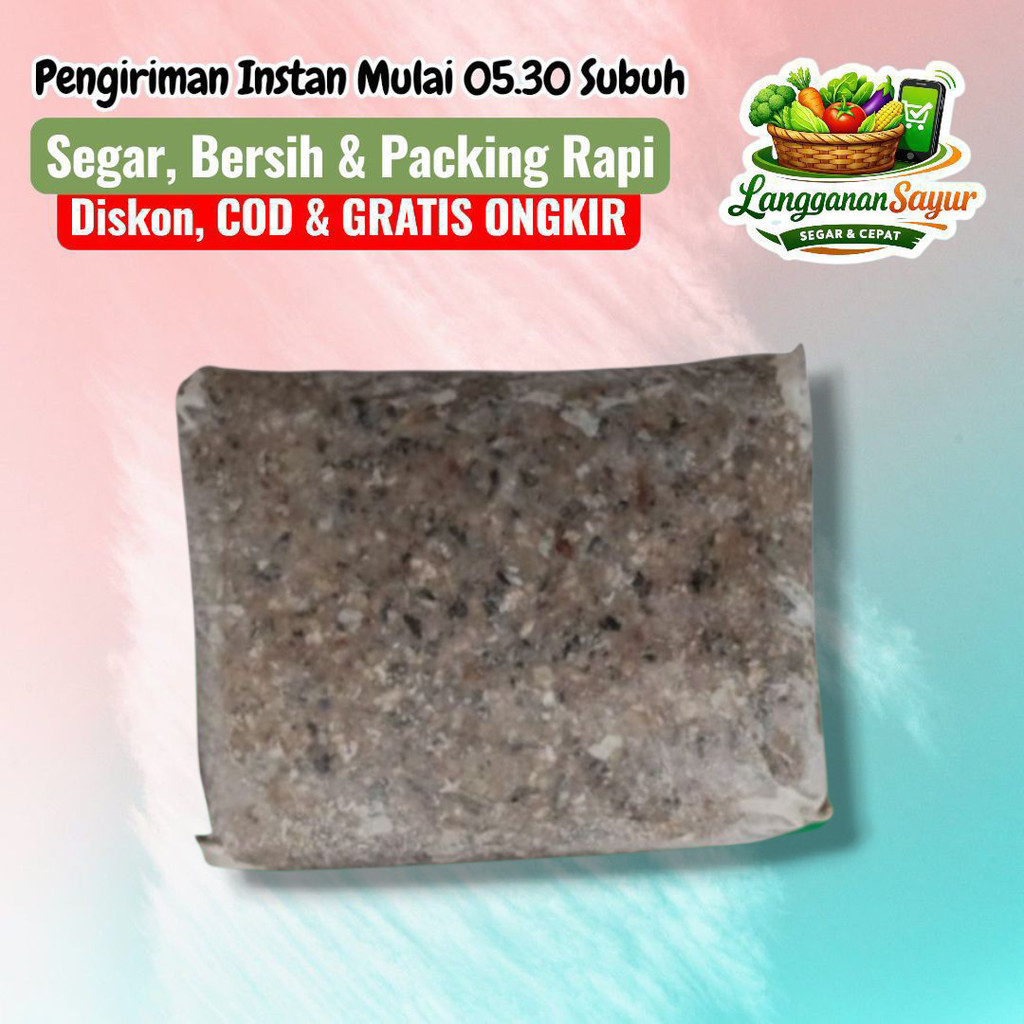 Kulit Ikan Tenggiri Tengiri Giling Fresh - Palembang - Langganan Sayur Palembang