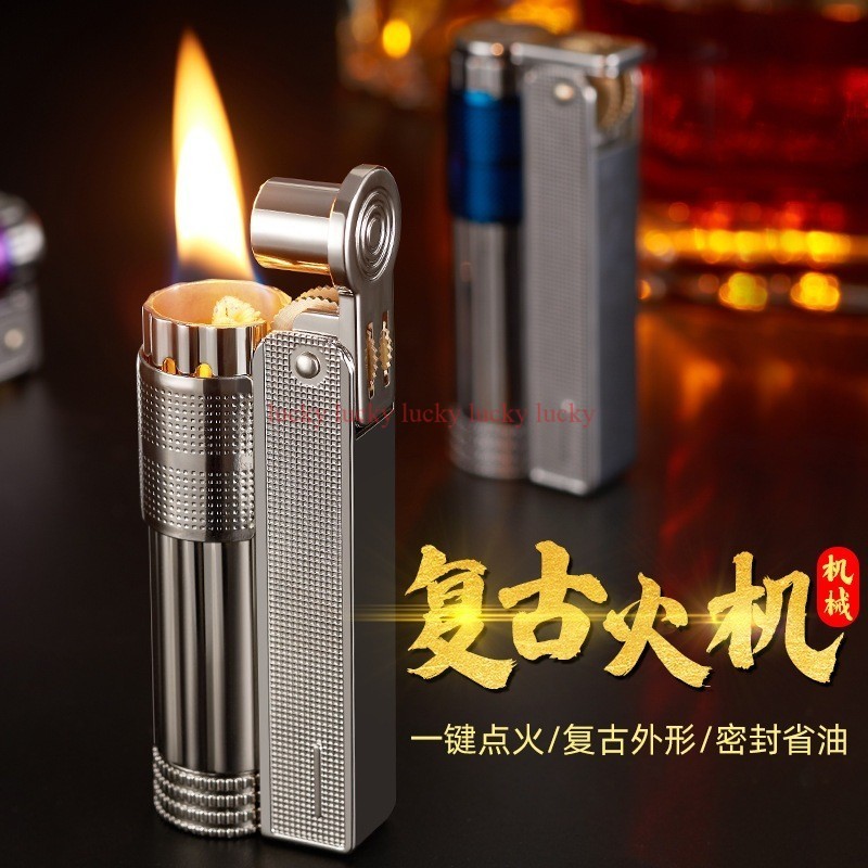korek api vintage model ZC-2117 imco jadul isi ulang minyak wind proof oil lighter