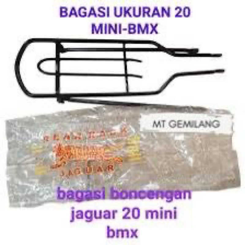 Bagasi Boncengan Belakang Sepeda Bmx Mini 20 Bahan Besi Tebal Jaguar