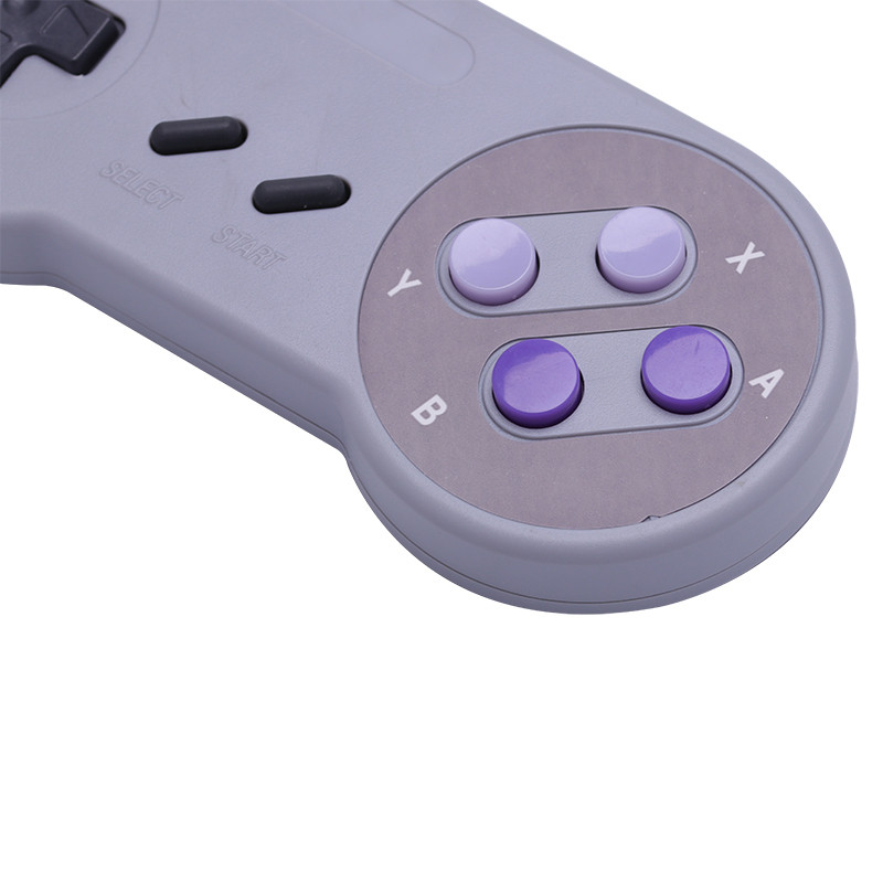 Portable Plug and Play Gamepad PC Mac Windows Nintendo Game Joystick Purple game controller