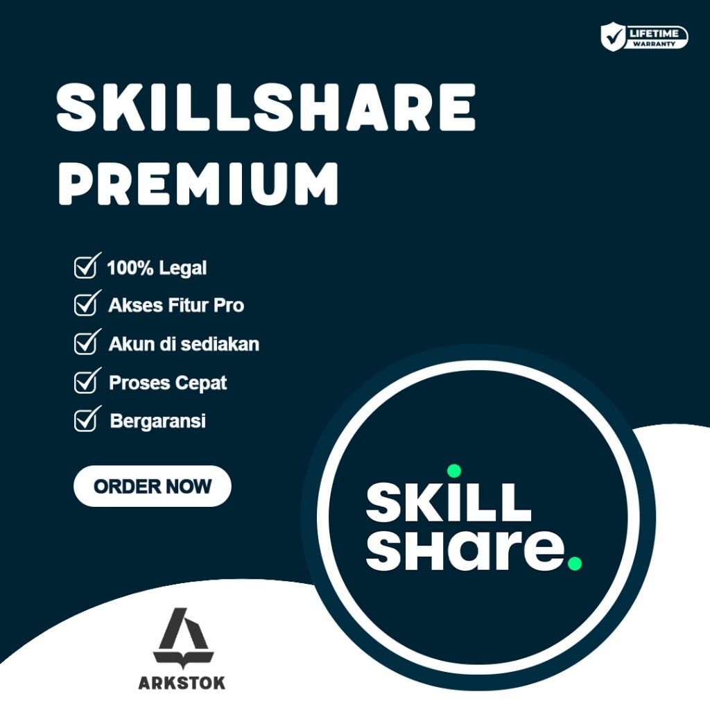 Skillshare Premium 1 Bulan – Resmi | Proses Cepat | Full Garansi