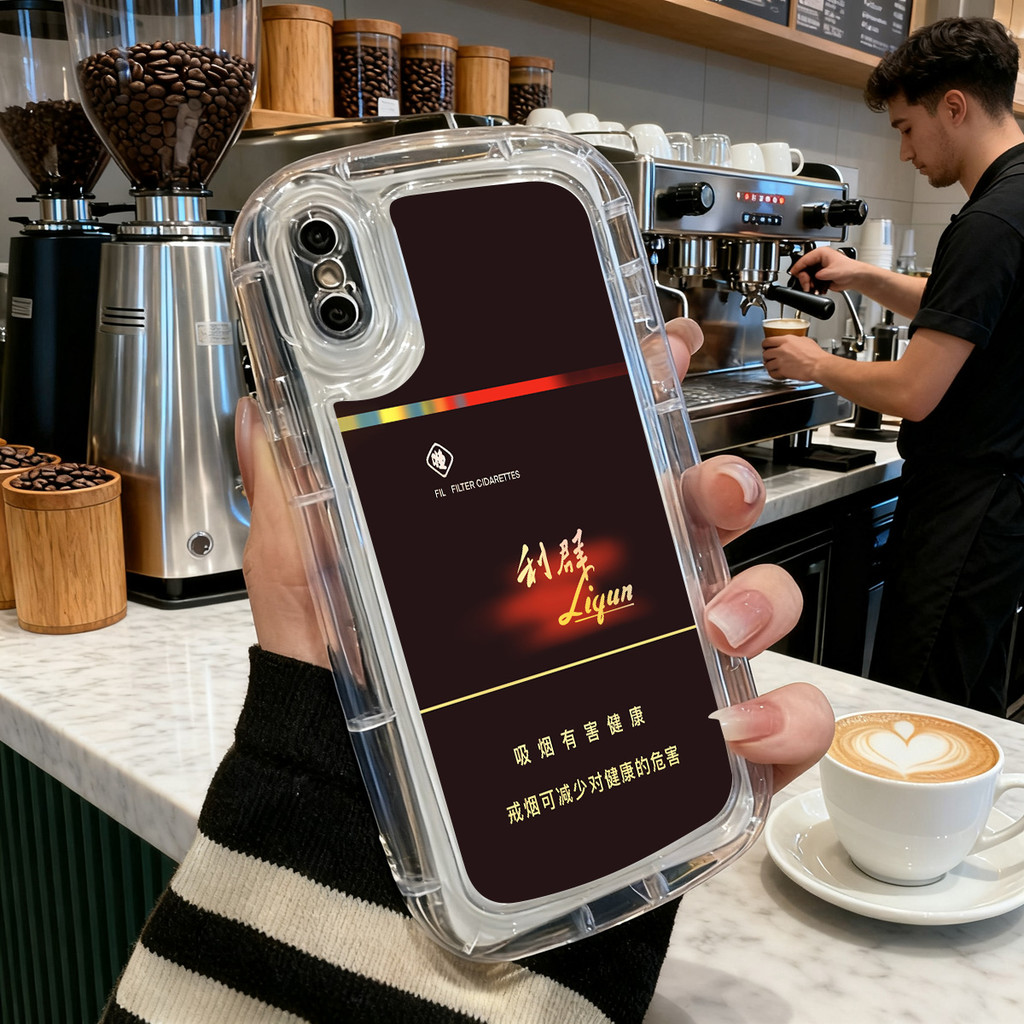 Liqun Cigarettes Warning Label Silikon Case IPhone 11 Pro Max 6 6S Plus 6 Plus 7 7+ Plus 8 Plus 8+ X