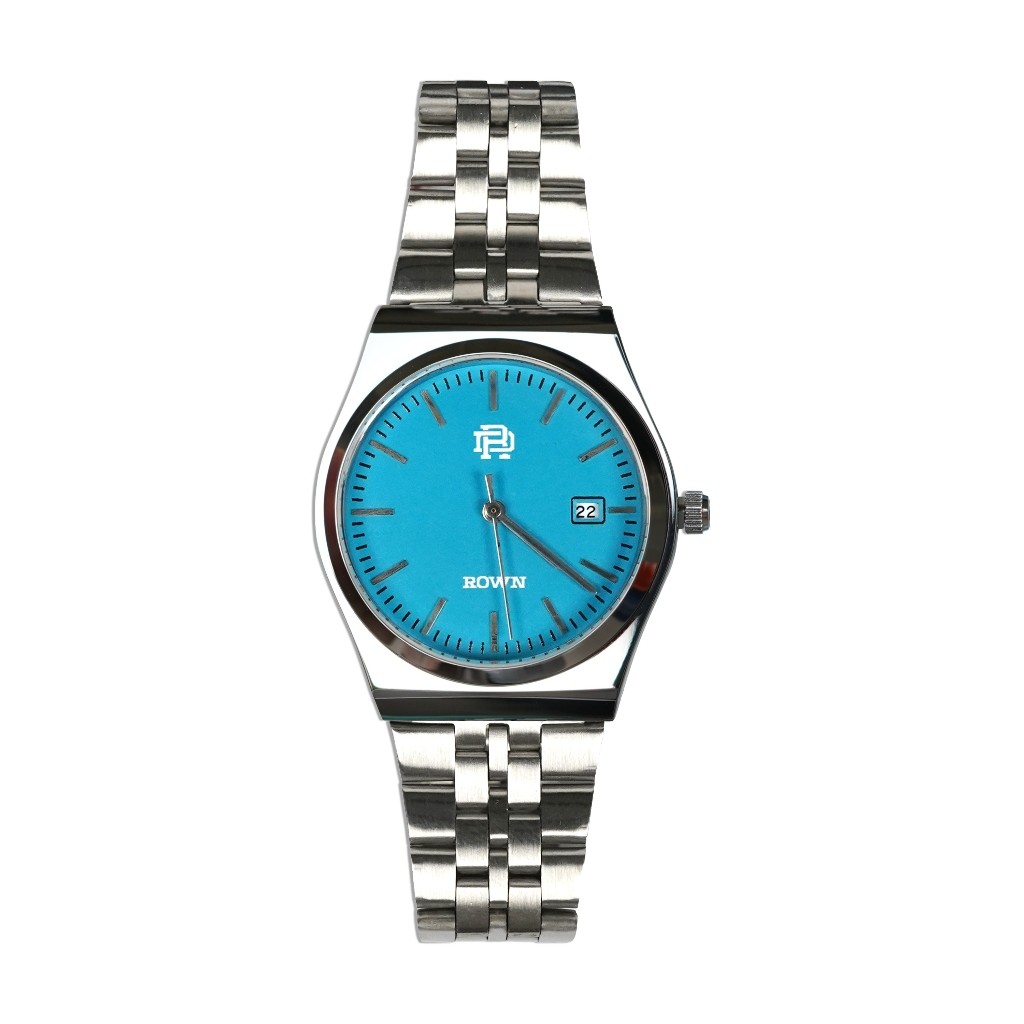 Rown Division Official Analog Watches - Rowndvsn Jam Analog Elegonza Blue