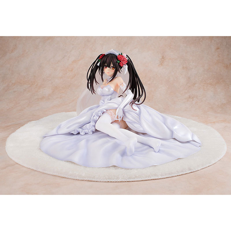13cm KDcolle Date A Live Kurumi Tokisaki Wedding Dress Anime Figure Date A Bullet Yatogami Tohka Act