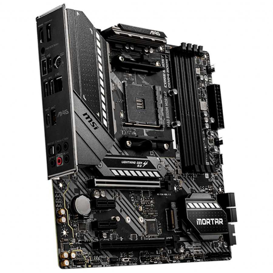MSI MAG B550M MORTAR AMD B550 AM4 DDR4 Micro ATX Motherboard
