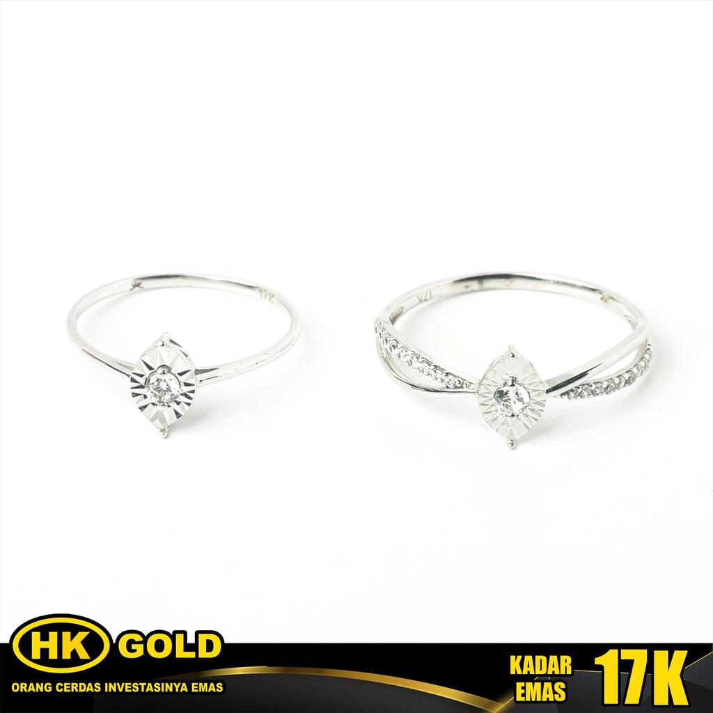 Cincin Emas 17K Type 932 HK GOLD