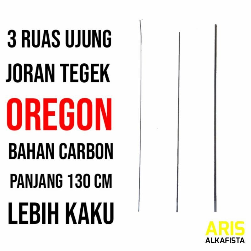 PROMO 3 Ruas Ujung Joran Tegek Oregon Kaku 130cm