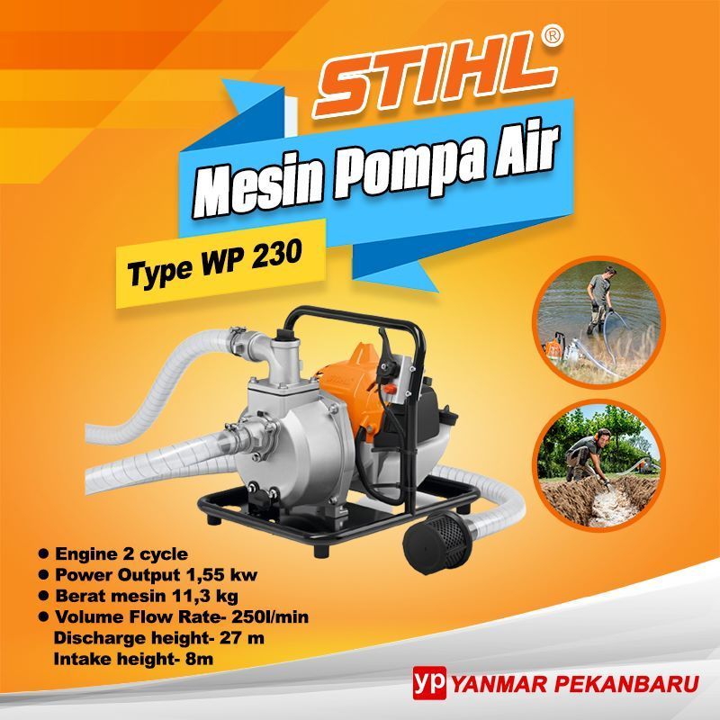 Mesin Pompa Air Irigasi Portable Water Pump STIHL WP 230
