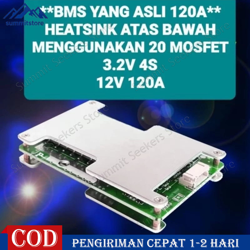 BMS 4S 120A 12V Lifepo4 3.2V Common Port BMS 120A BMS120A