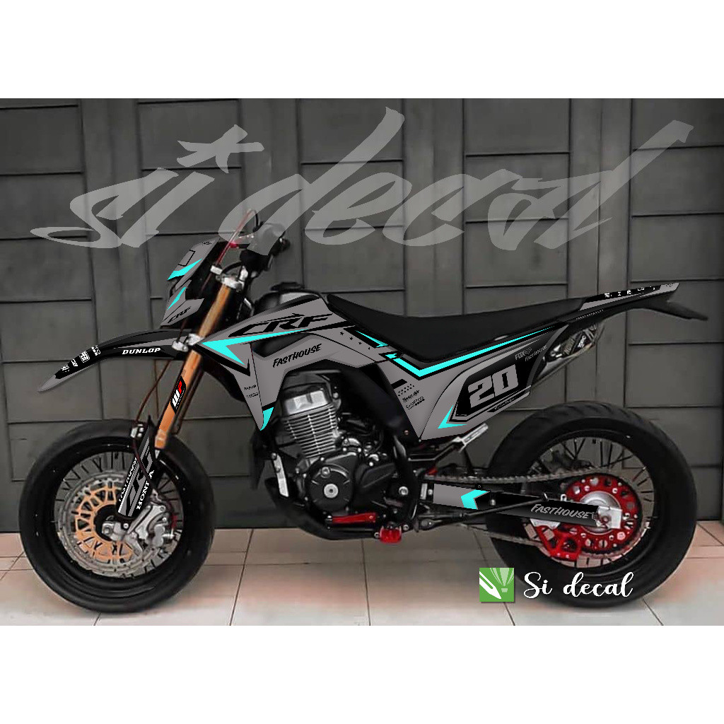BISA COD  stiker motif keren custom decal crf 150 L  custom full body free request bagus keren terja