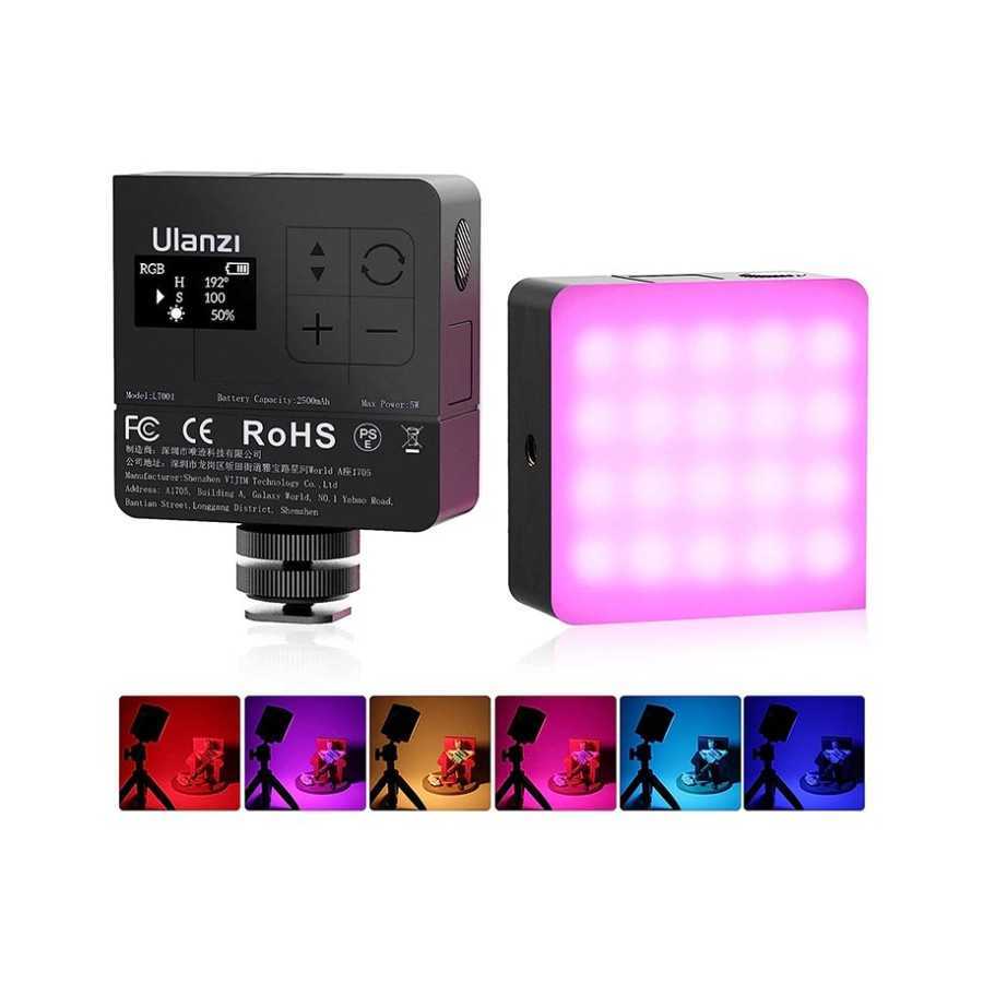 Ulanzi VL49 VL-49 RGB Pro Rechargeable Mini LED Video Light