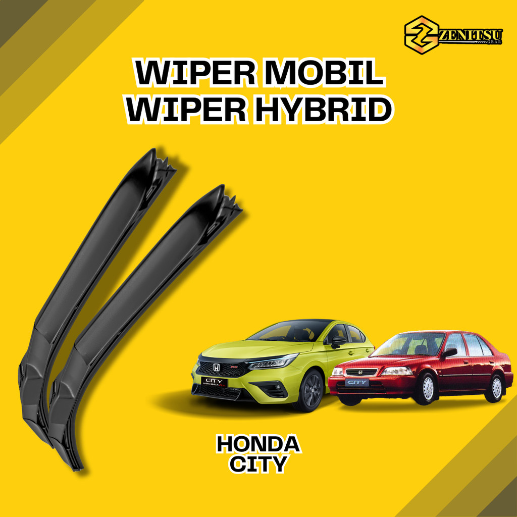 Wiper Mobil Honda City Hybrid Premium Blade Karet