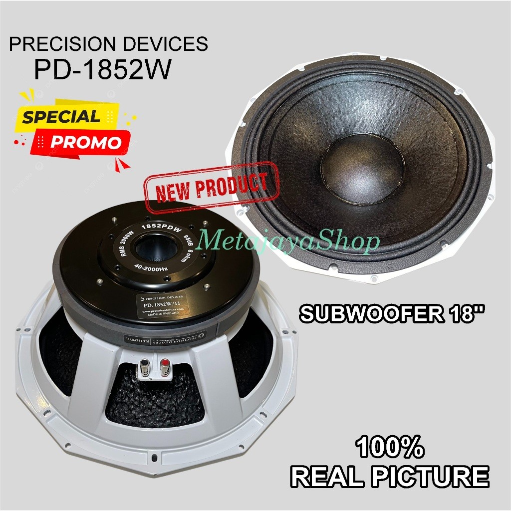 Speaker Component PD1852W Speaker Komponen PD 1852W 18"