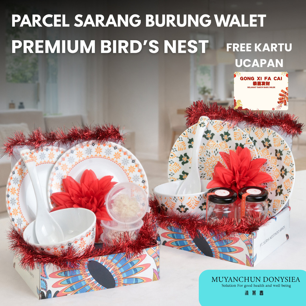 Parcel Hampers Sarang Burung Walet Kering – Hadiah Imlek & Lebaran | Walet Siap Masak Bergizi