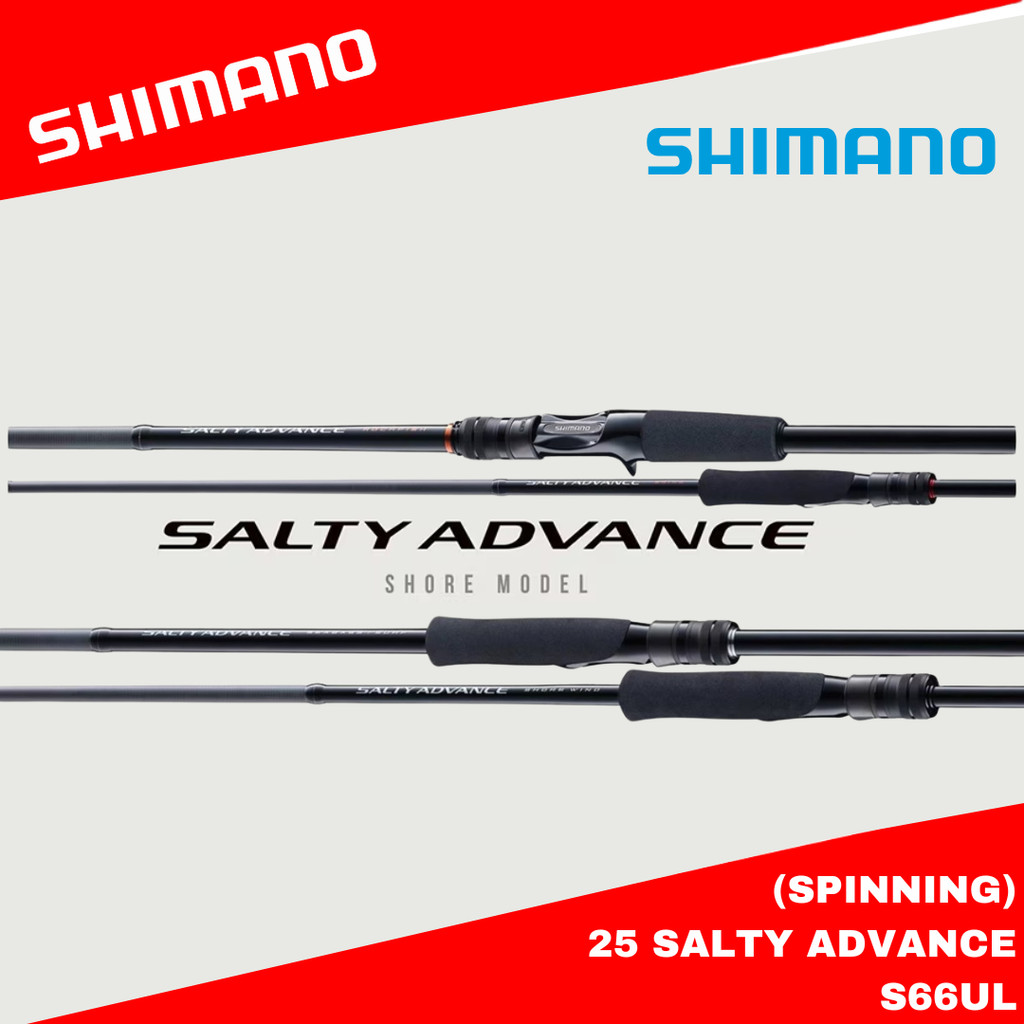Shimano Spinning Rod 25 Salty Advance Super Light Jigging S66UL