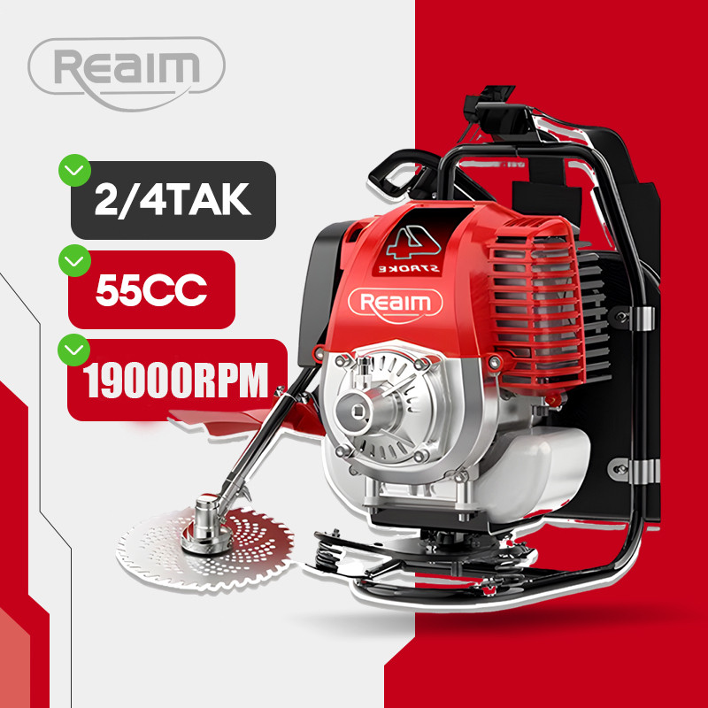 Mesin Potong rumput Gendong Samping Reaim Mesin Potong Rumput 2/4 Tak Arit Rumput Mesin Rumput Alat 