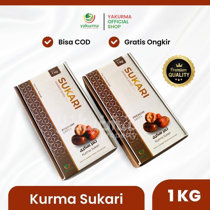 Kurma Sukari Premium Sukari Al Qosim 1kg - 1 Kg