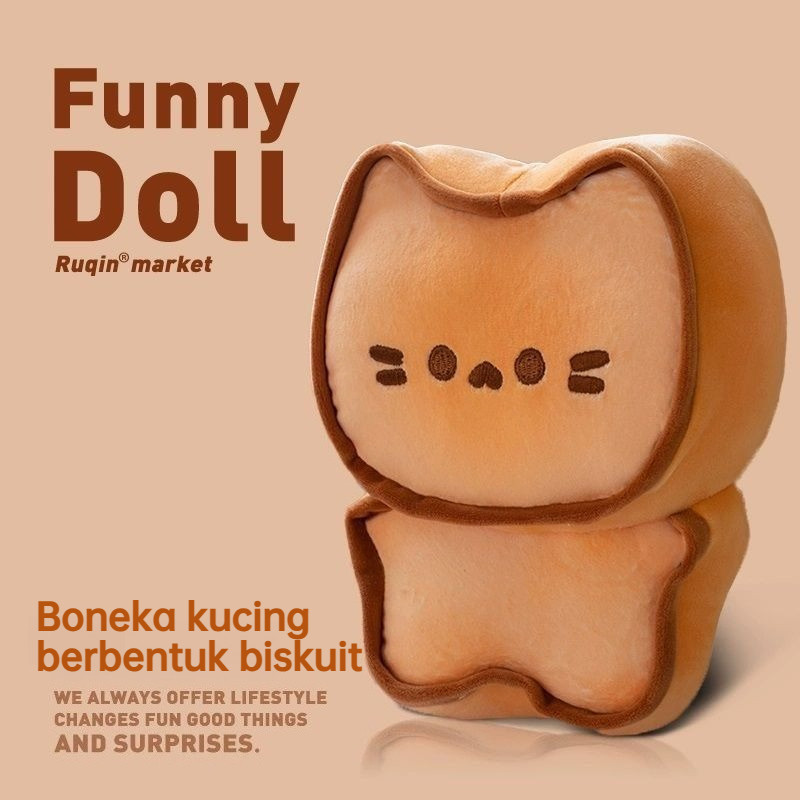 20cm Boneka Kucing Lembut  Kue Hadiah Untuk Gadis Ulang Tahun