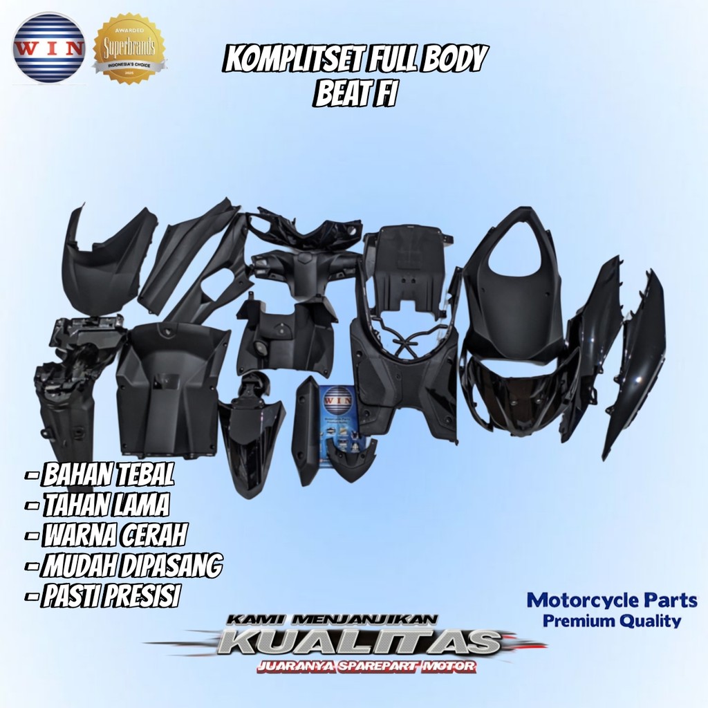 Full Body Beat FI CBS K25 2012-2014 merek WIN original bahan tebal berkwalitas presisi