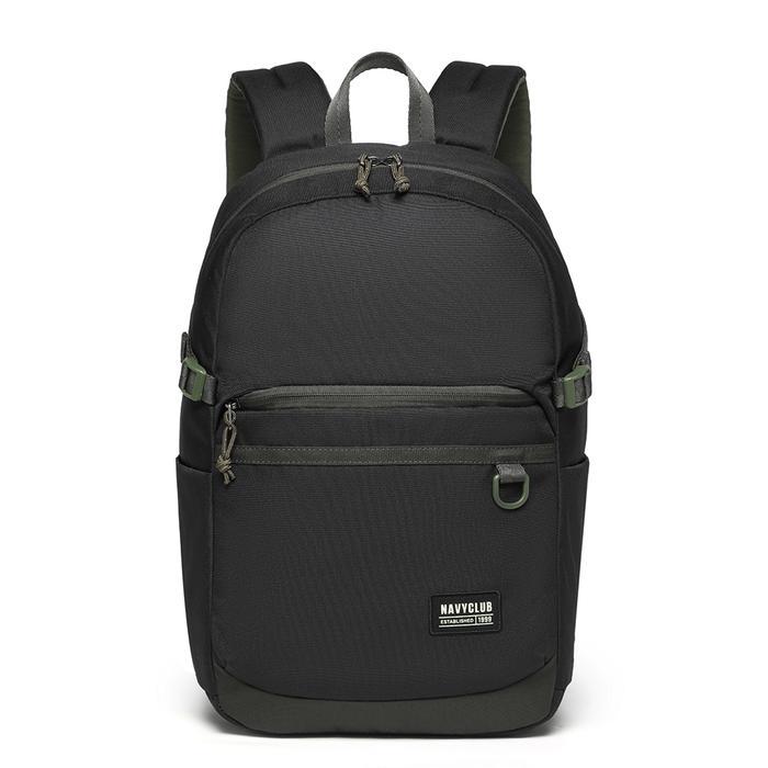 PROMO  Tas Ransel Kasual Navy Club HGB - Tas Ransel Laptop Pria Backpack - Hitam