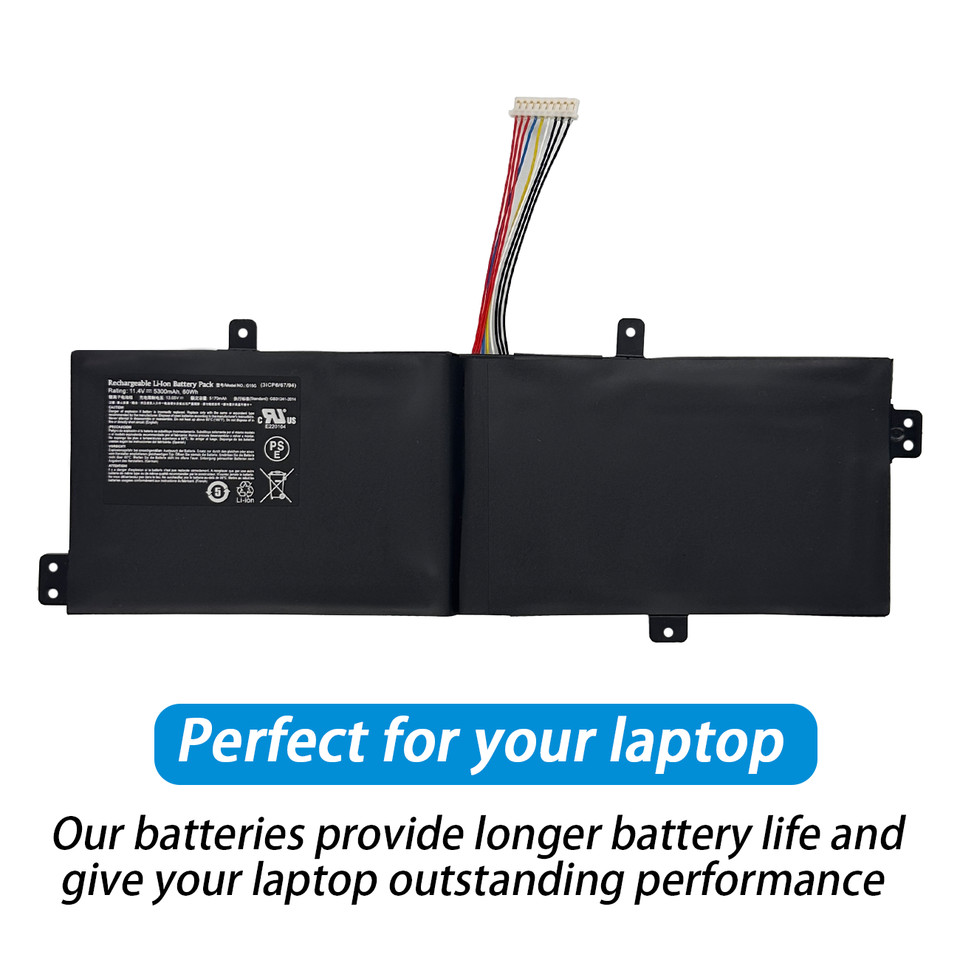 G15G 114V 60WH Laptop Battery For 911 Targa T6A T6C T5TB T6D GIGABYTE SabrePro 15W8 MACHENIKE F117S