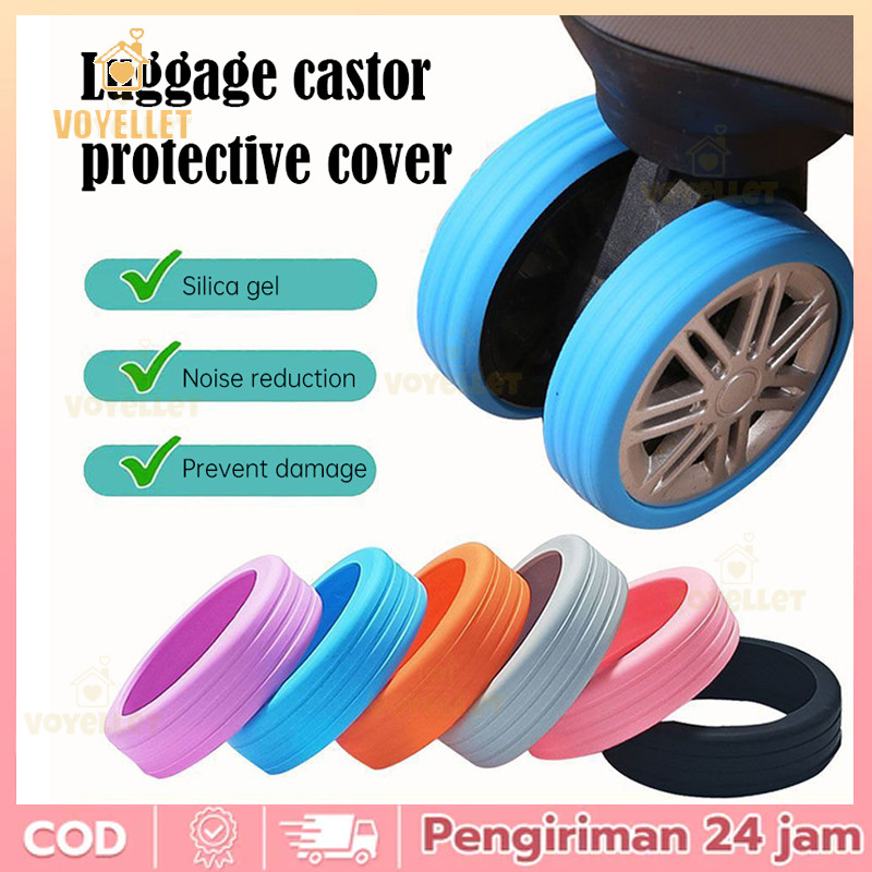 Pelindung Roda Kursi Kantor Anti Aus, Pelindung Roda Bagasi, Pelindung Roda Kotak Tarik, Pelindung R