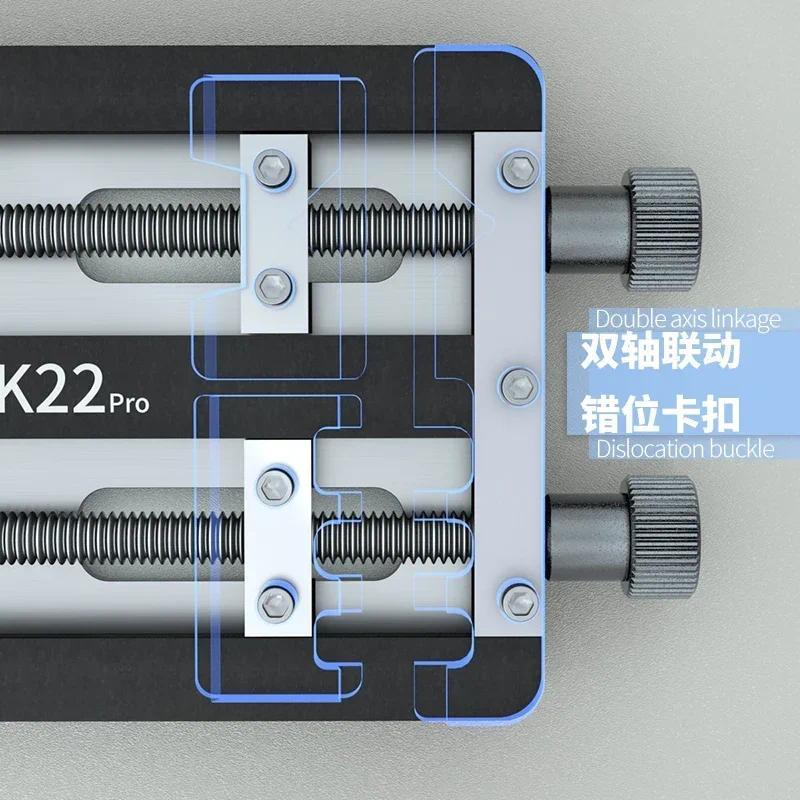 Mijing K22 Pro Double Axis PCB Holder for Mobile Phone PCB Motherboard Maintenance Fixture Soldering