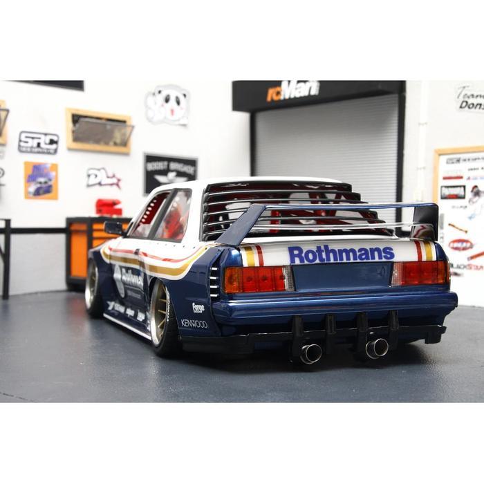 APLASTICS RC BMW E30 COUPE WIDEBODY KIT CLEAR #AP-E30WB